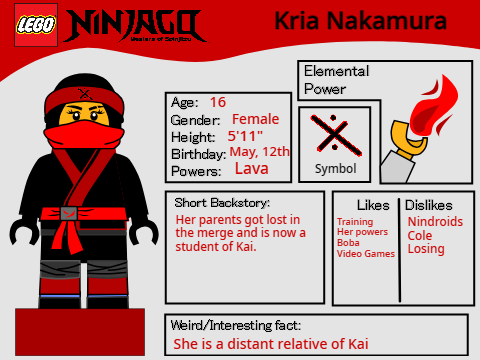 Kria N. Ninjago OC 