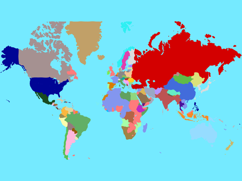 1936 World Map
