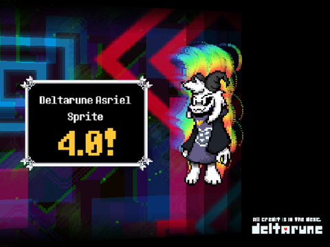 Asriel but deltarune v. 4.0 (Sprite Showcase)