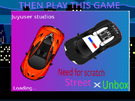 Ad for Need for Scratch street x Unbox