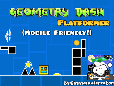 [v1.0] Geometry Dash Platformer #games #geometry dash #platformers