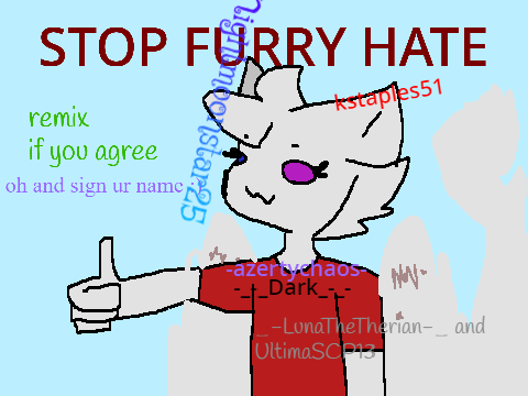 stop the hate >:[ remix remix remix remix
