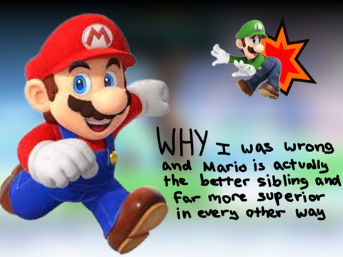 Why I was actually wrong and Mario is actually the better sibling