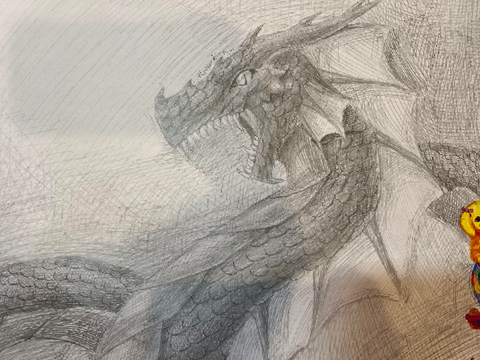 Sea Serpent drawing yay