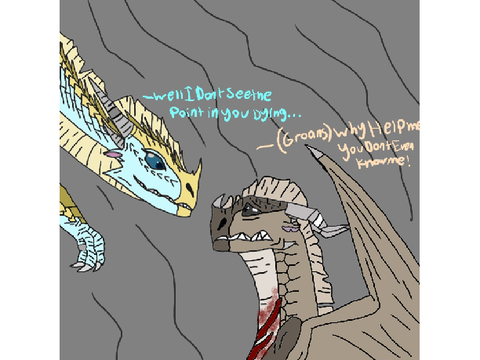 Dagger meets Everest (Wings of Fire art)