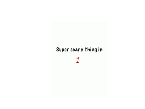 oh, im so so scared