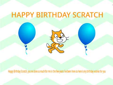HAPPY BDAY SCRATCH