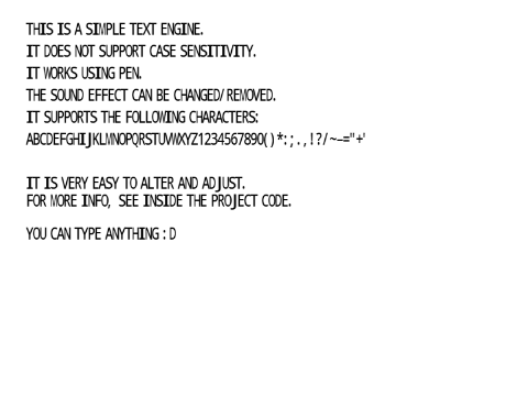 Text Engine