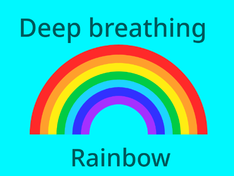 Deep breathing rainbow