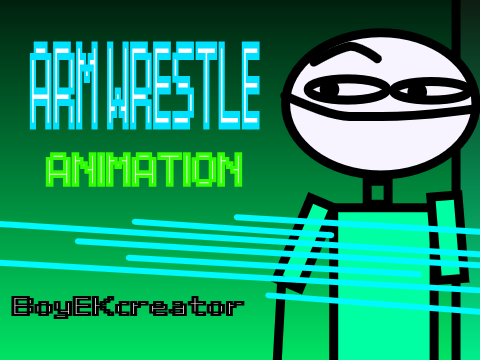<.>Arm Wrestle Animation<.> #all #animations #stickman #funny