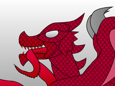 Devil dragon art