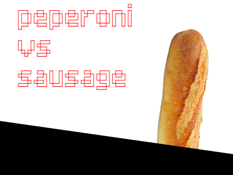peperoni vs sausage