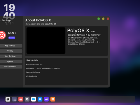 Poly OS X ui fixes