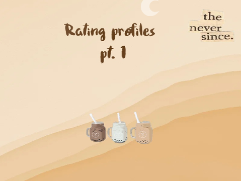 Rating profiles pt. 1!