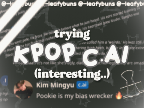 ˚୨୧⋆｡ trying kpop c.ai (help) ｡⋆୨୧˚