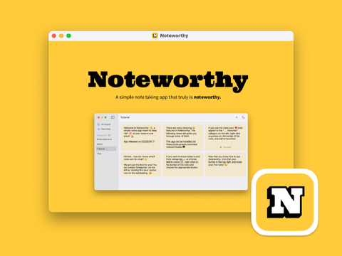 Noteworthy