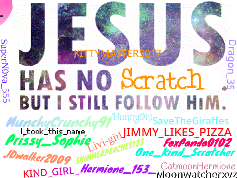 Jesus Has No Scratch, But I Still Follow Him<3  remix remix remix remix