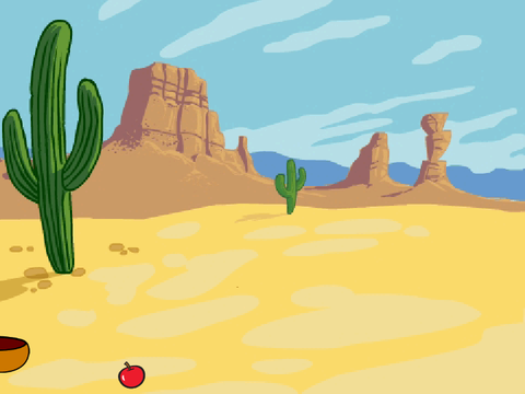 Coger la manzana en un desierto 100% imposible 