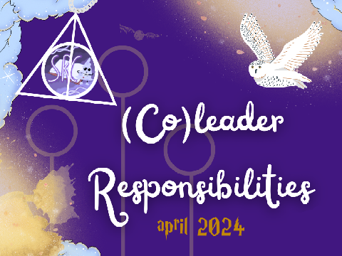 (Co)leader Responsibilities ⚯ SRC April '24