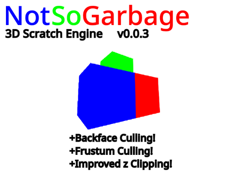 NotSoGarbage 3D Engine __ version 0.0.3