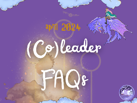 (Co)leader FAQs ⚯ SRC April '24