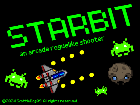 STARBIT: an arcade roguelike shooter #games