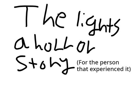 When the lights go out - A animation