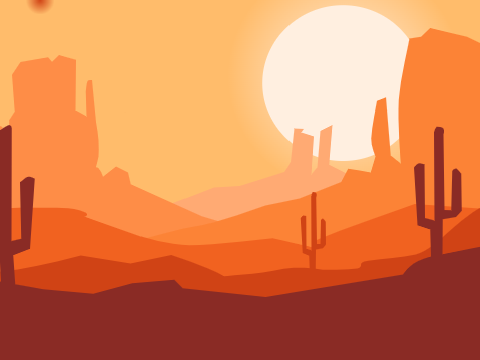 Desert parallax