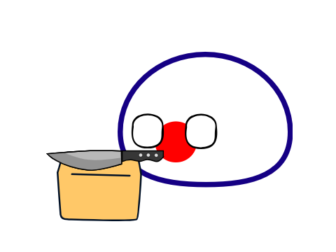 ギコギコはしません【ポーランドボール】