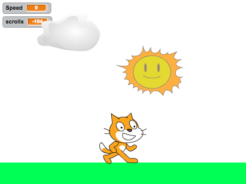Scrolling Lesson 1 Speed Starter Code