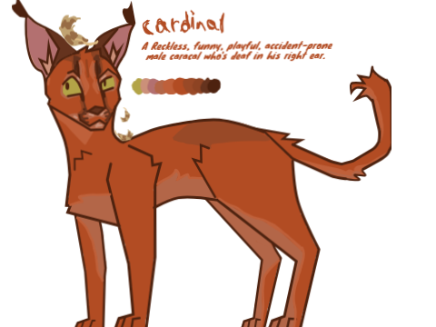 Cardinal art for Wildclan RP