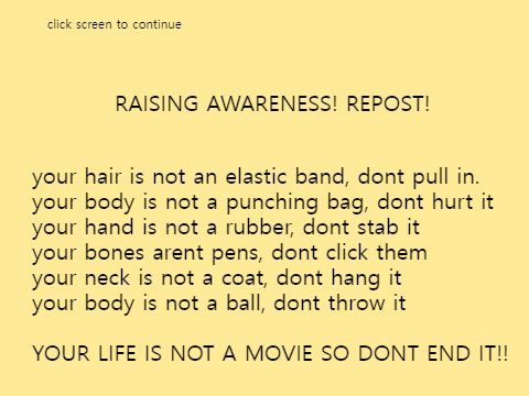 RAISING AWARENESS