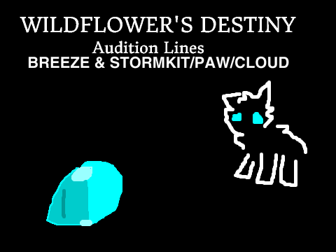 WILDFLOWER'S DESTINY ~ *AUDITION* SK/P/C & B