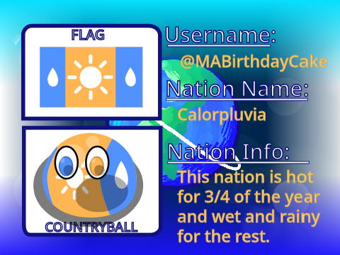 Countryball Universe | Calorpluvia