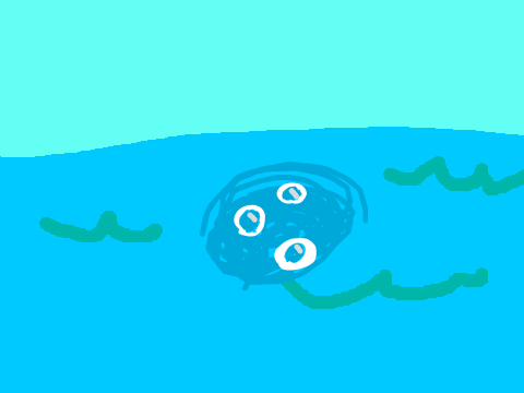 OMG HE SWIM