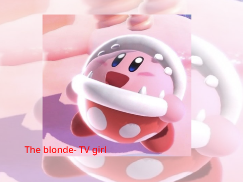 The blonde- tv girl