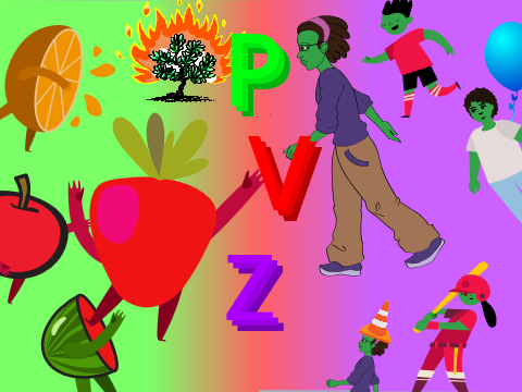 Plants Vs. Zombies Test Game