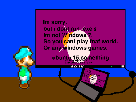 I want FNAF world