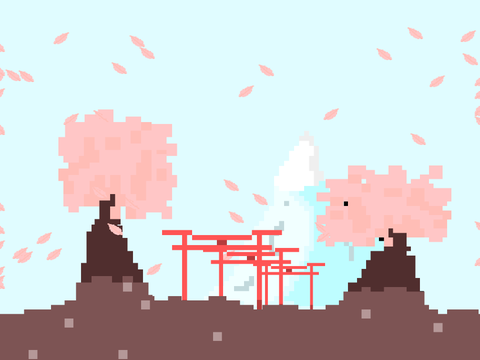 Cherry Blossom Garden