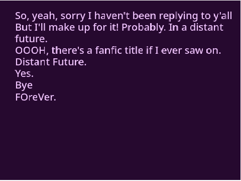Apology (and Crappy Art!!!)