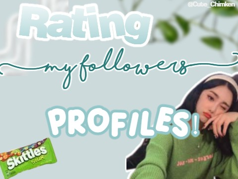 ₊˚⊹♡ Rating my flwrs profiles!