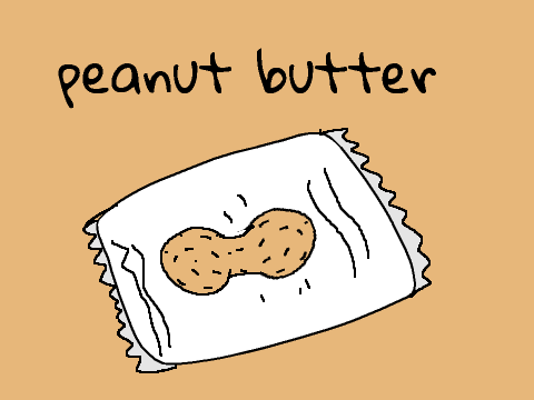 I broke the peanut butter