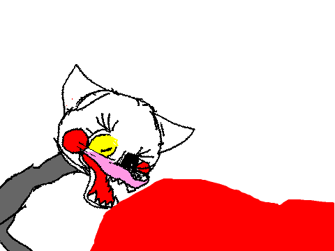 mangel eats jello