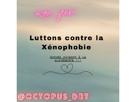 Luttons contre la xénophobie
