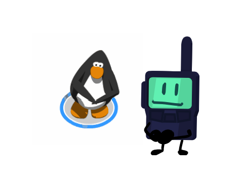 Walkie Talkie does the CLUB PENGUIN DANCE!!!