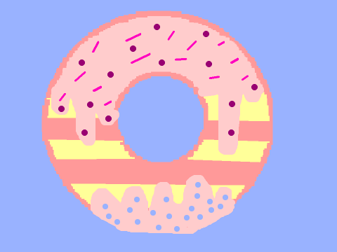 Colour the donut colouring competition remix