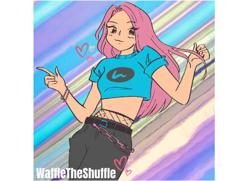 PFP entry for @WaffleTheShuffle
