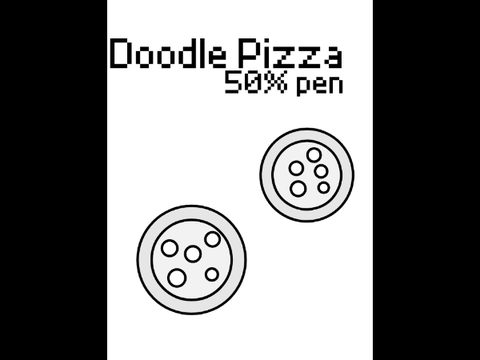Doodle Pizza (50% pen)