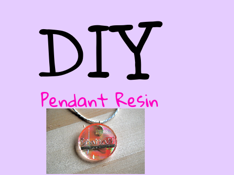 DIY Pendant Resin