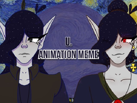 u. // animation meme